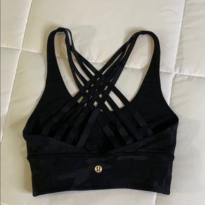 Lululemon Longline Camo Sports Bra